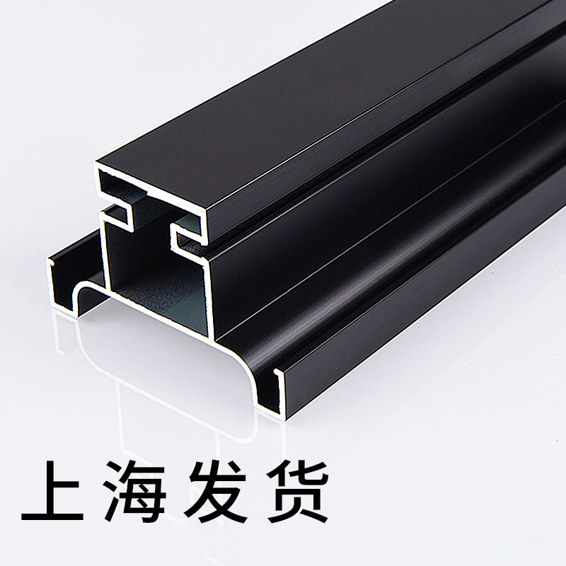 隐形高柜立柜免拉手铝材嵌入式g型抽屉衣L柜门橱柜现代简约暗把手