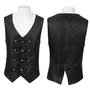 Gothic vest medieval costume stage Halloween vestE Mens