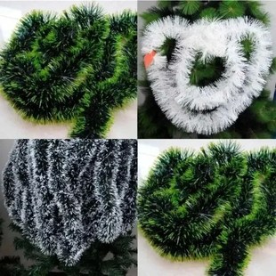 Green Xmas Garland DIYM Ribbons Tree Christmas Ornament Cane