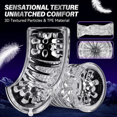 Thrusting Rotating Electric MaBle Masturbation Cup Automatic