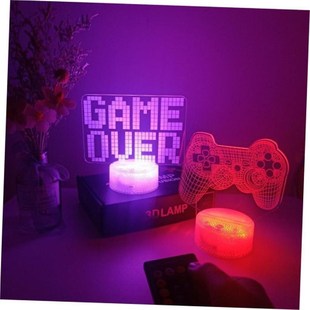 Room Night Light Led Decor wLamp Table Home
