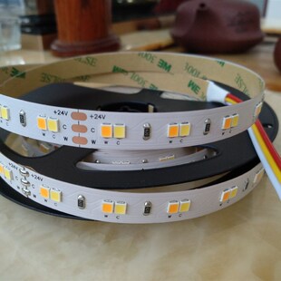 2700 线形灯用2835双色温灯带 24V 6500K高显指RA95 240灯