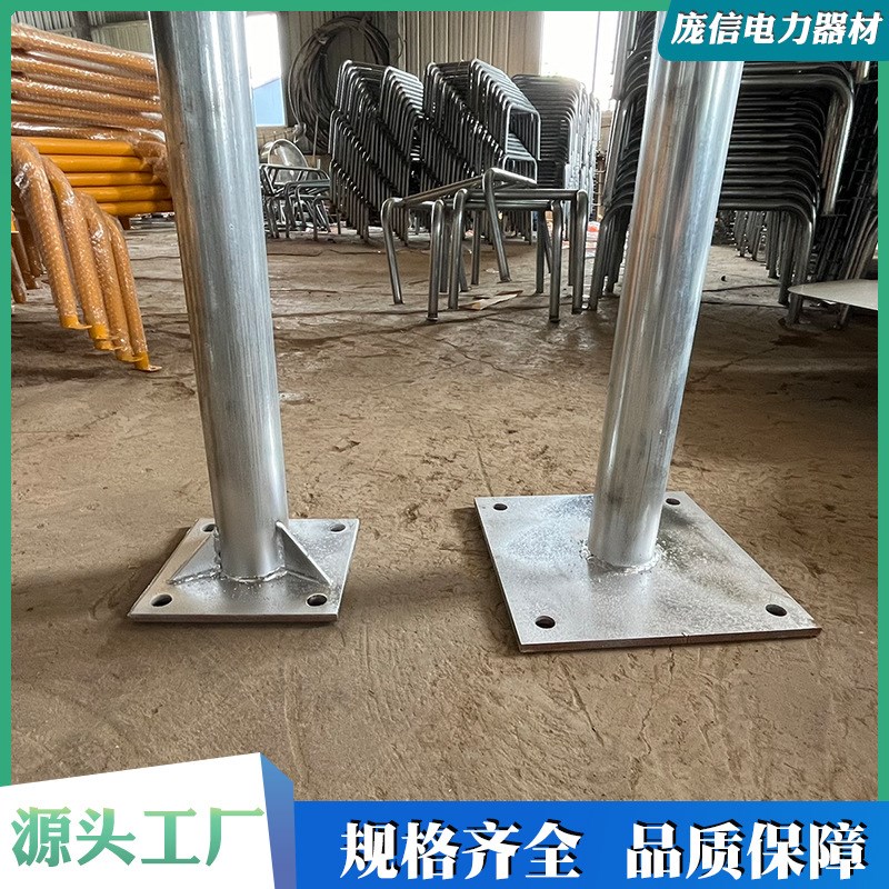 镀锌钢管交通标识牌立杆小区道路指示牌立柱标志牌立杆工厂定制