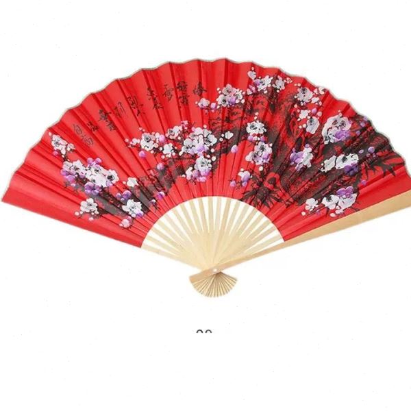 婚庆道具扇子折扇新中式婚礼大红梅折扇大挂扇婚房客厅布置大挂扇