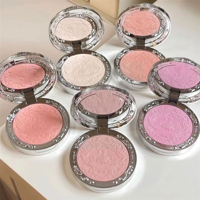 Flower Knows Swan Ballet Velvet Embossed Blush TMatte Makeup