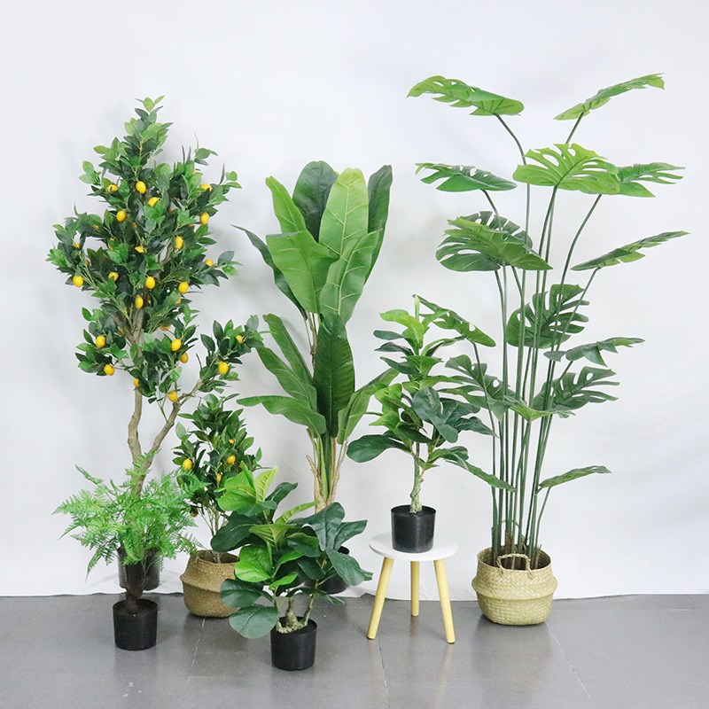 Nordic artgificial green plants decoration large fake tree