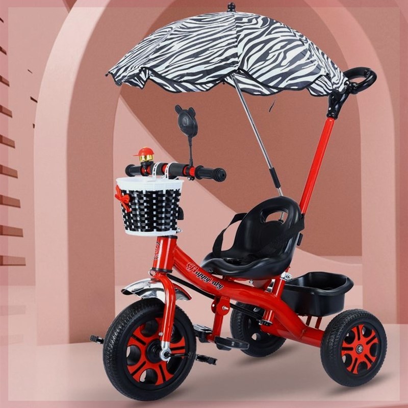 童车3到6岁儿童三轮车车1.5-3-脚踩脚踏车可坐