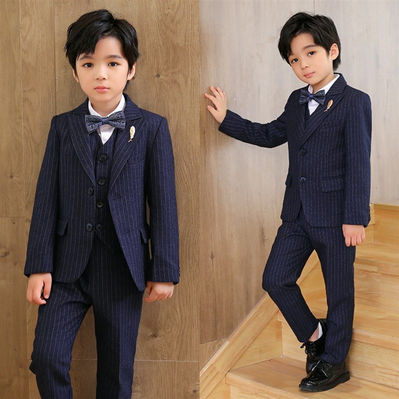 男童套装2023新款礼服帅气十岁A生日西装套装儿童春秋西服英伦男