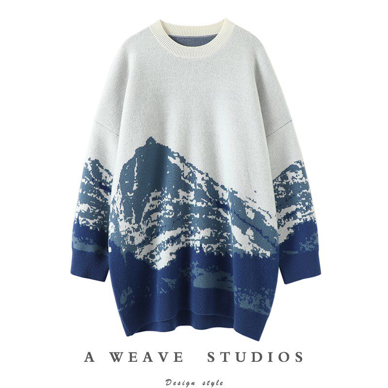 气质开挂人生!重工提花大克重加厚圆领羊绒衫女中长款连衣裙子冬