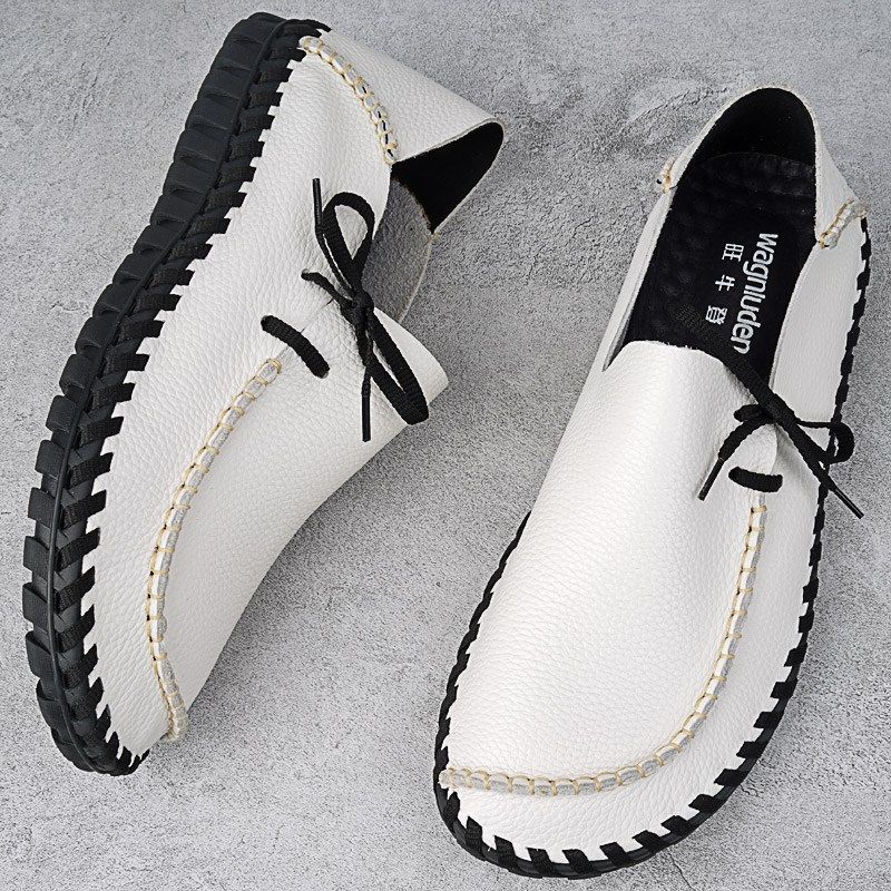 头层牛皮高脚背宽脚胖头纯手工缝制单层皮男鞋白色时尚流行大脚鞋,流行男鞋,休闲皮鞋,淘宝优惠券,粉丝福利购,淘宝优惠卷