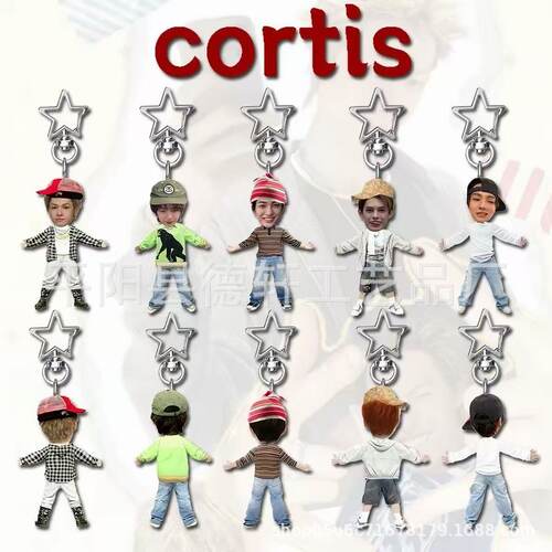 cortis周边星星扣挂件创意老鼠干高颜值应援物料书包背包朋友礼物