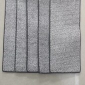 加宽加大42 15cm免手洗平拖把双刮水双布头地板拖把家用替换布头