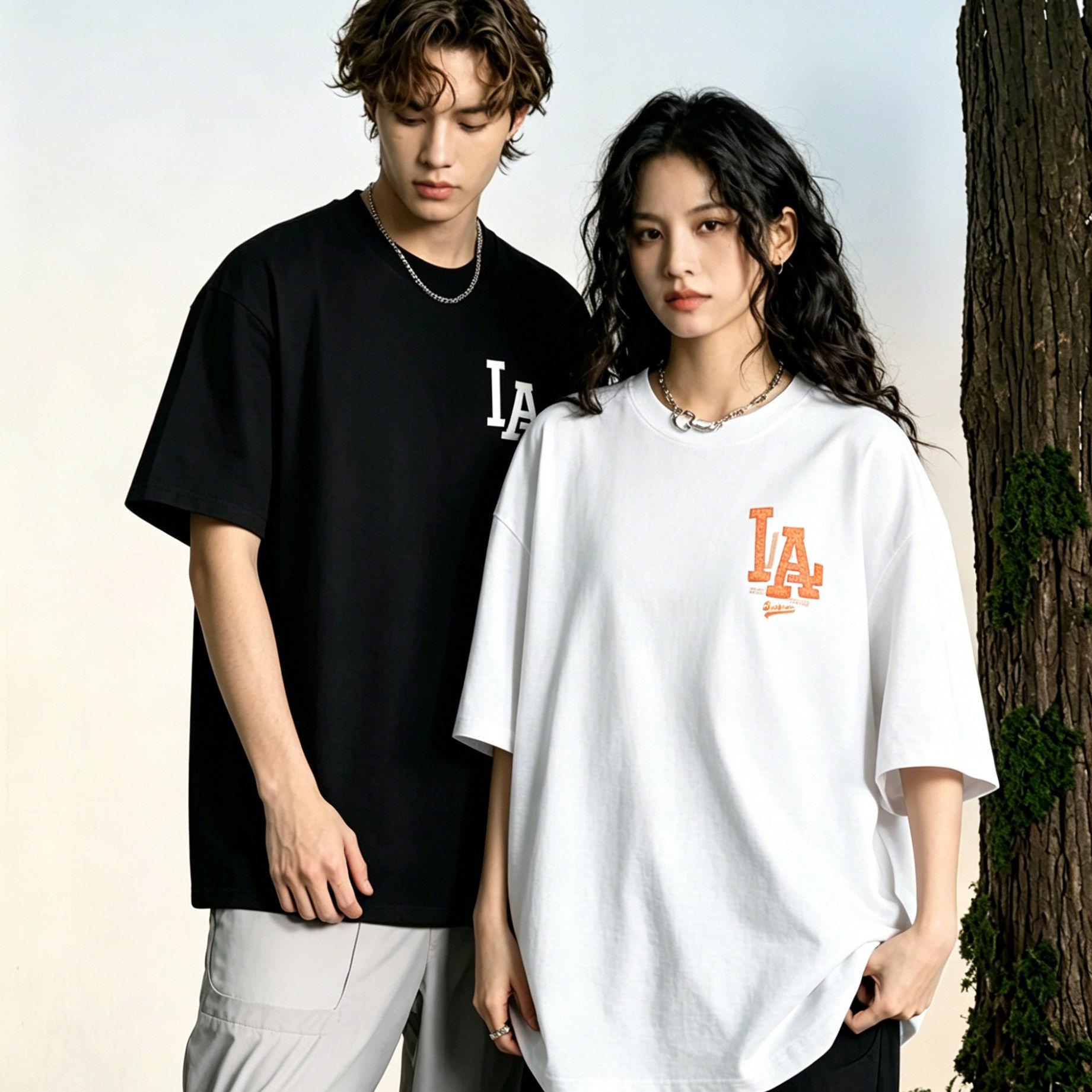 【官方正品】2026新款春夏男女同款款纯棉宽松潮牌爆款休闲T恤