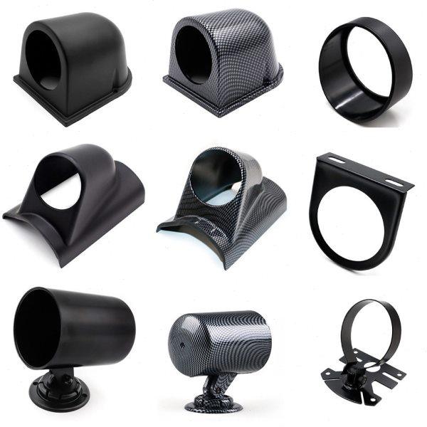 汽车改装52mm单孔仪表座 哑黑碳纹仪表罩 仪表台平款支架,汽车零部件/养护/美容/维保,汽车仪表,淘宝优惠券,粉丝福利购,淘宝优惠卷