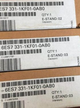 全新6ES7331-1KF01-0AB0 6ES7 331-1KF01-0AB0未开封