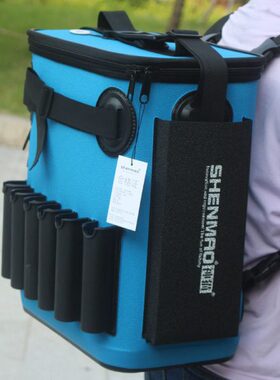 钓鱼双肩背包野钓渔具鱼护包防水钓椅海竿鱼杆桶多功能装备箱钓具