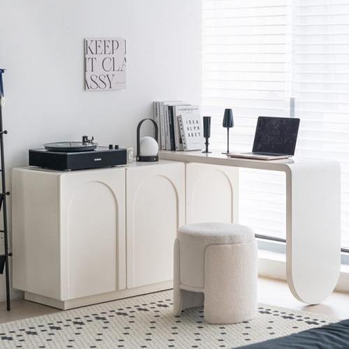 Nordic Sense现代简约梳妆台收纳柜一体卧室小户型法式轻奢化妆桌