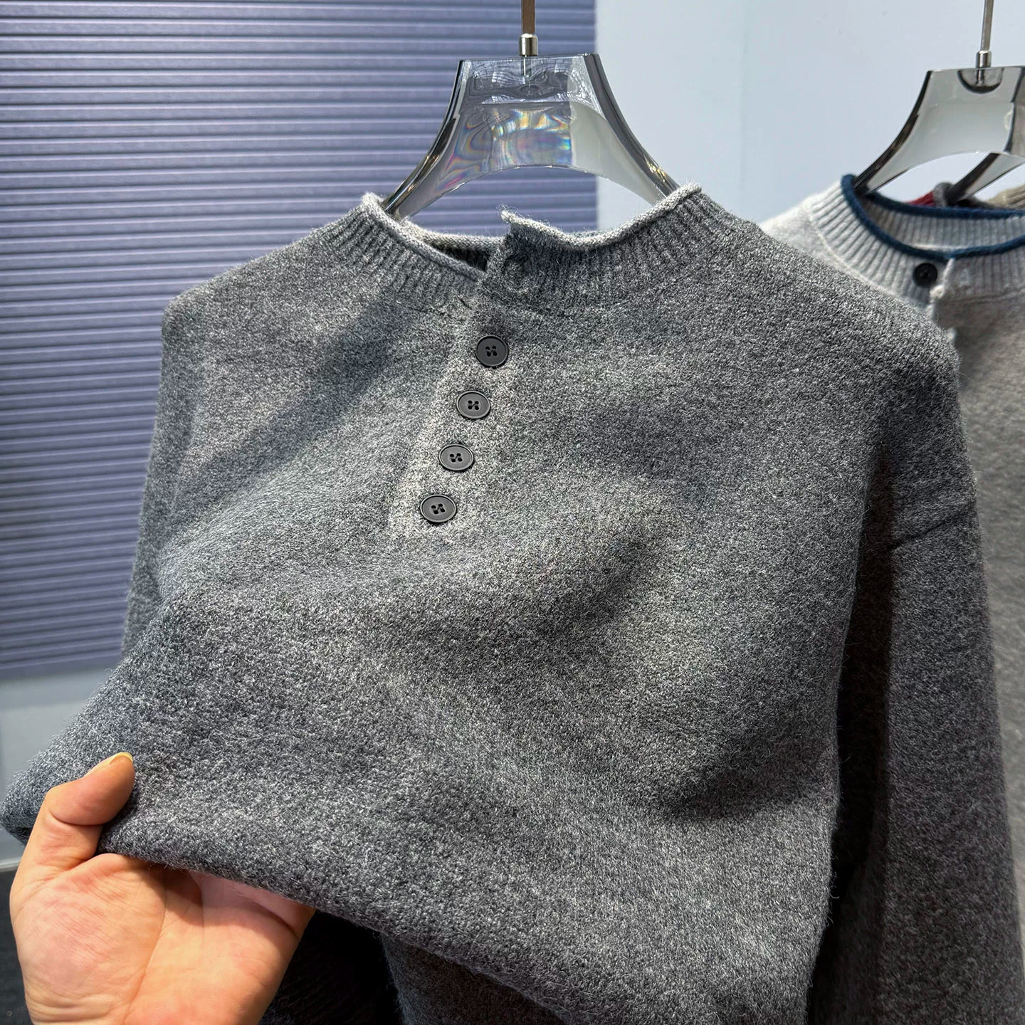 哼利领毛衣男2026新款上衣服潮