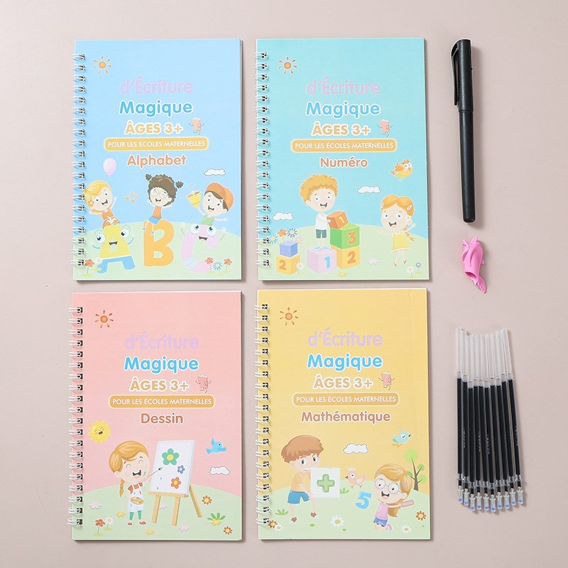 Practice Copybook Magic Book Russian Children EducVational T