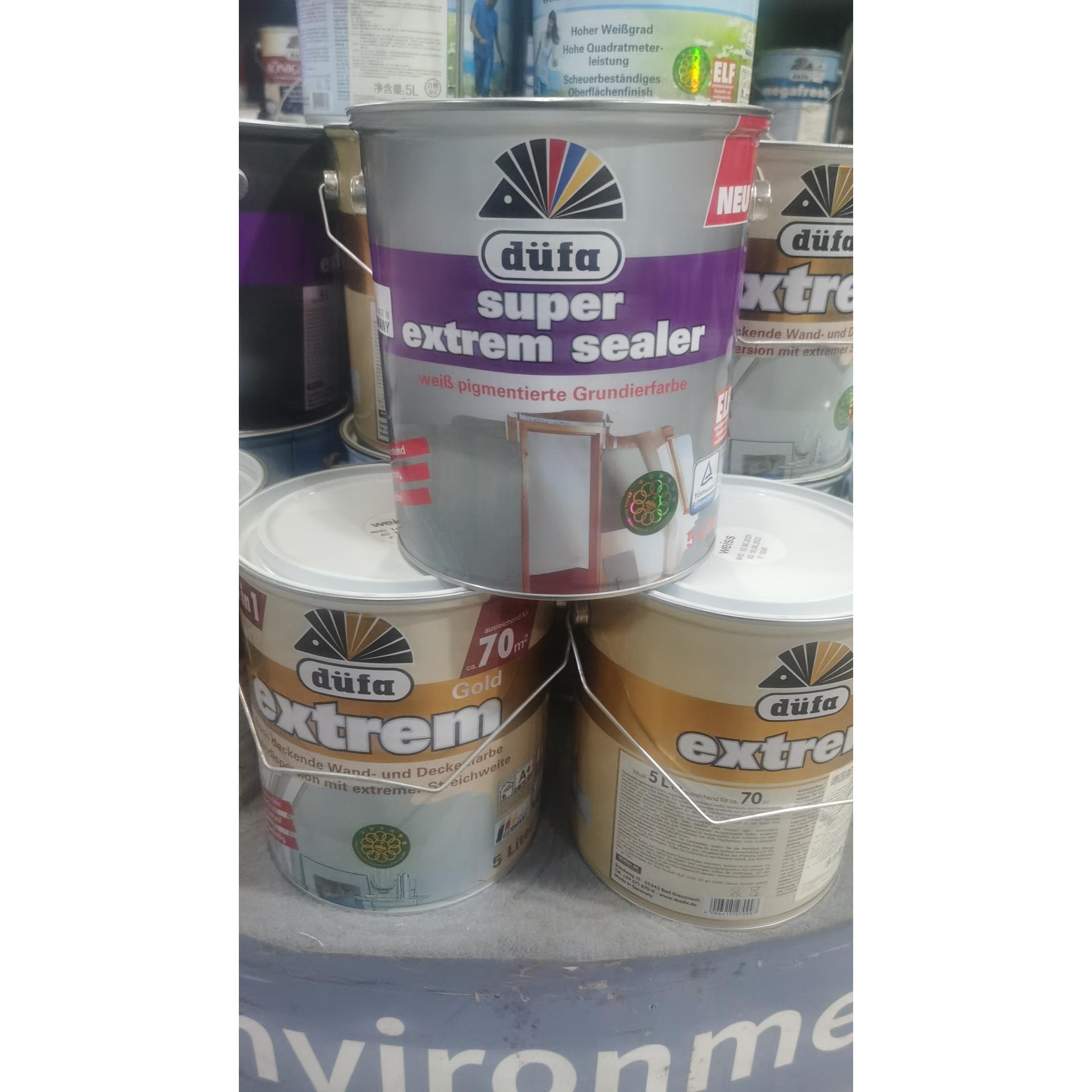 德国都芳金六合一内墙环保水性乳胶漆 5L*3 两面一底套装 纯进口