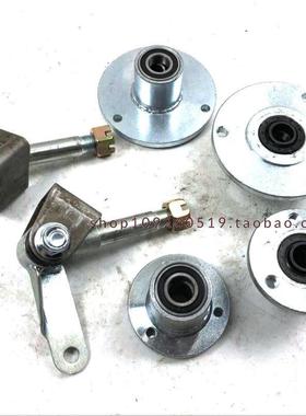 168卡丁车配件 羊角转向节吊耳法兰轮毂座改装四轮漂移车前轮转向