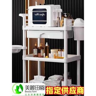 美容院专用高端手推车美甲医疗移动储物架塑料护理仪器手推工具推
