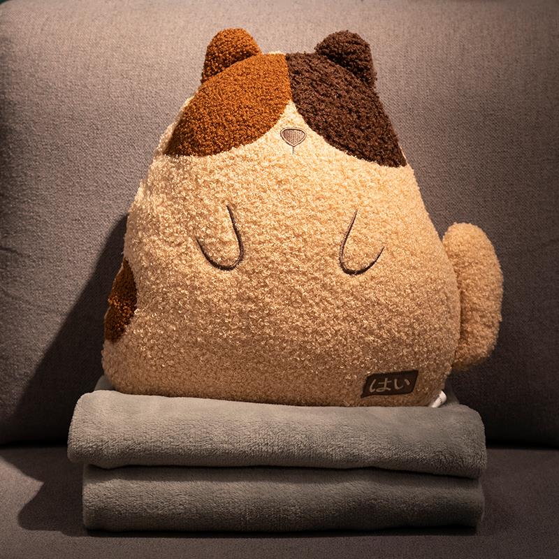 抱枕被子两用靠枕毯子二合一办公室午睡冬季车载汽车睡觉枕头靠垫