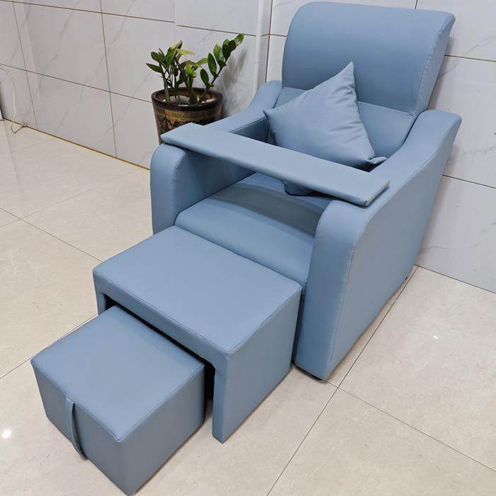 美甲沙发皮沙发美甲椅做脚甲修脚床洗脚床足疗足浴沙发泡脚椅可躺