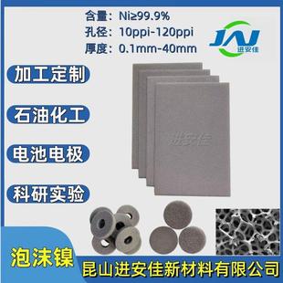 多孔泡沫镍电化学纽扣电池电极催化剂载电容器新能源泡沫金属材料
