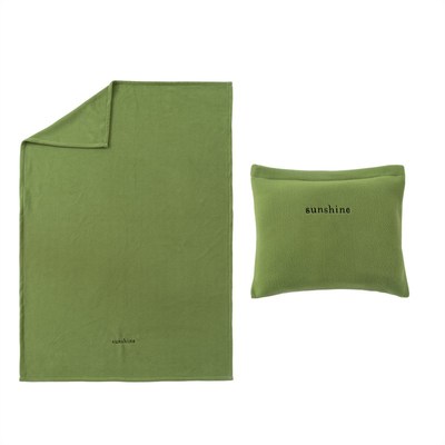 可收纳便携外出旅行户外办公室居家沙发毛毯毯子保暖午休柔软毯子