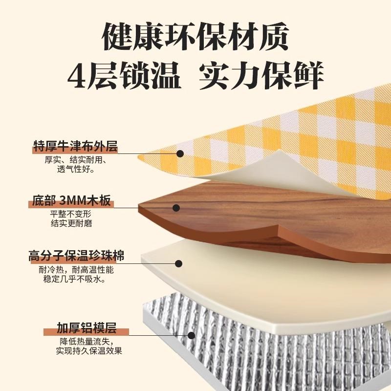 户外保温箱露营冷藏袋冰块便携野营车载商用摆摊冰箱野餐篮保温袋