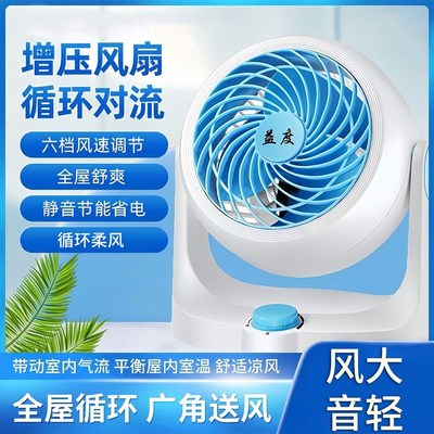 【2025新款】家用电风扇台式静音宿舍办公室桌面空气循环扇-15