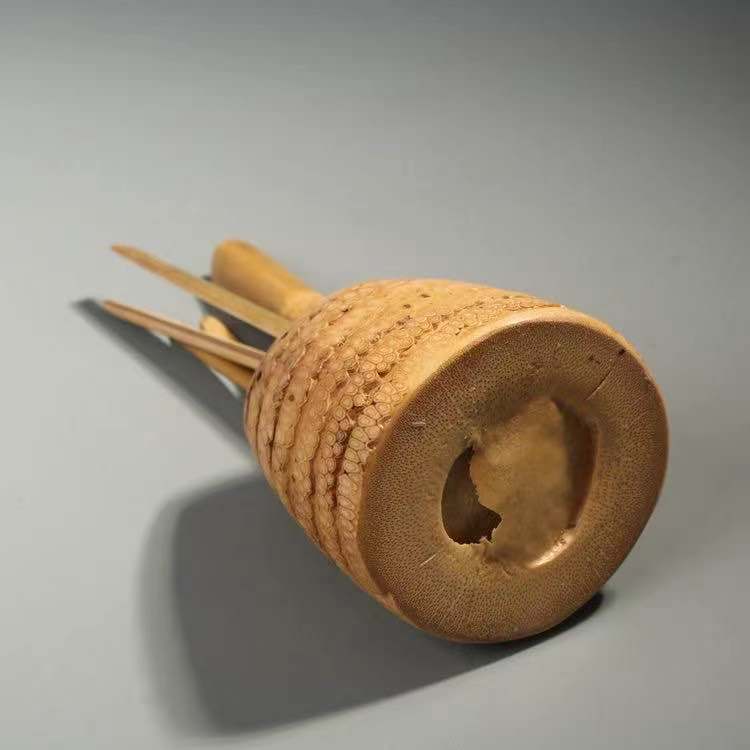 笋尖六君子茶道茶具零配件竹制笔筒壶笔功夫茶具茶夹茶勺特价