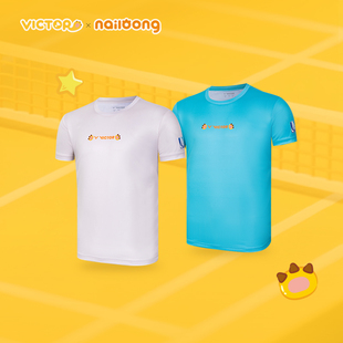 VICTOR威克多胜利2025中国常州公开赛奶龙羽毛球针织T恤CO2505NL