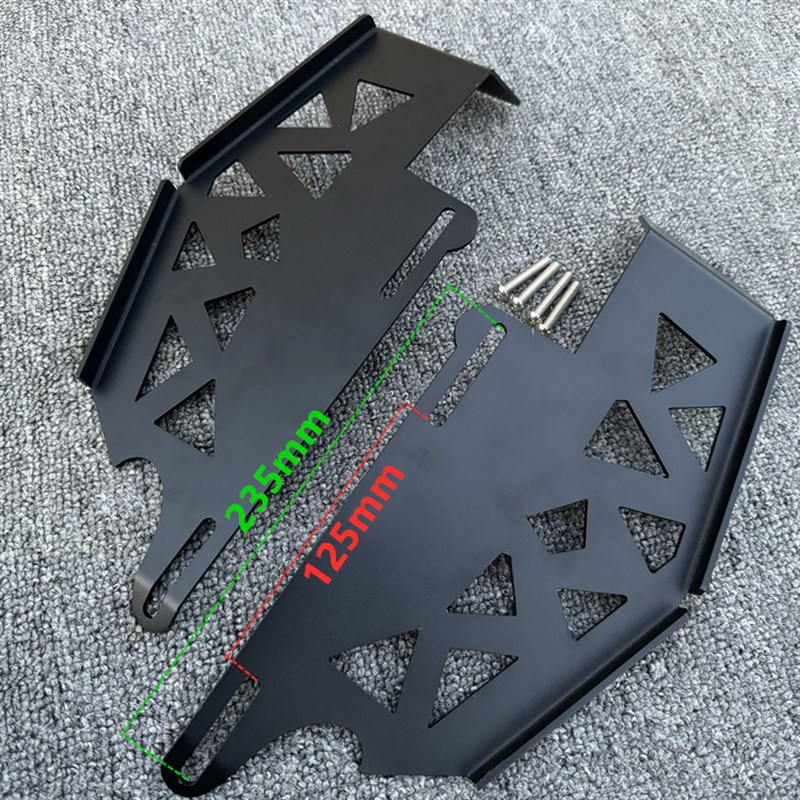 电动车深远009/007前脚踏板无损安装 直上加大加宽防滑前搁脚金属