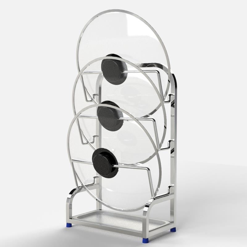 304不锈钢锅盖架厨房置物架台面砧板架多功能厨具收纳层架