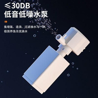 鱼缸小型客厅2025新款过滤制氧一体机桌面生态背景贴纸金鱼水族箱