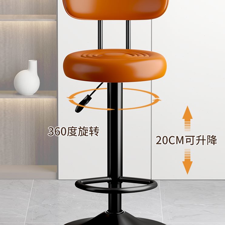 吧台椅高脚凳子现代简约酒吧椅家用升降椅子商用收银前台转椅吧凳