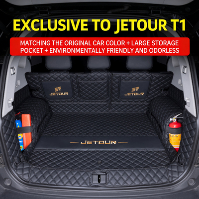 Custom All-Weather Trunk Mat for Jetour T1 | Full Coverage C
