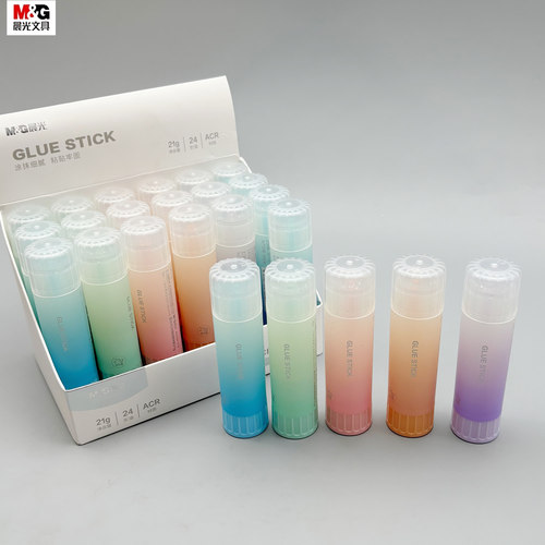 晨光ACR高粘固体胶马卡龙色