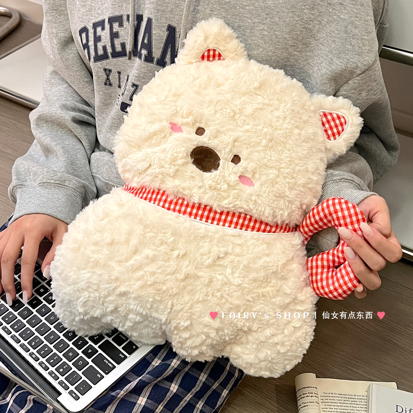 敲可爱西高地充电款暖宝宝