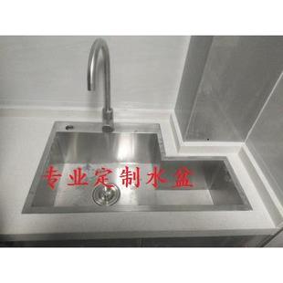 定制家用橱柜不锈钢手工水槽双槽加厚厨房洗菜盆厨盆洗碗池水盆