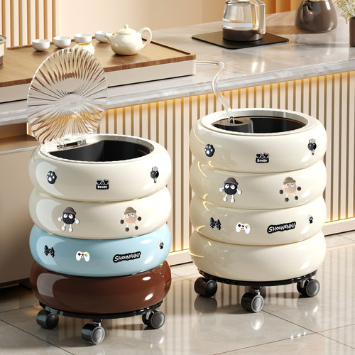 茶水桶废水桶茶渣桶茶桶茶盘干湿分离排水桶叶过滤垃圾桶茶具配件