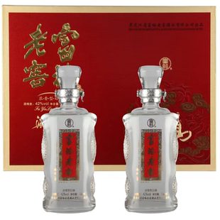 富裕老窖白酒 鸿福2012年产老酒 浓香型42度500毫升*2瓶一礼盒