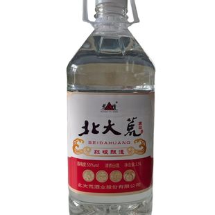 荒友情白酒 北大荒高粱桶酒 清香型53度3.9升 黑龙江哈尔滨特产