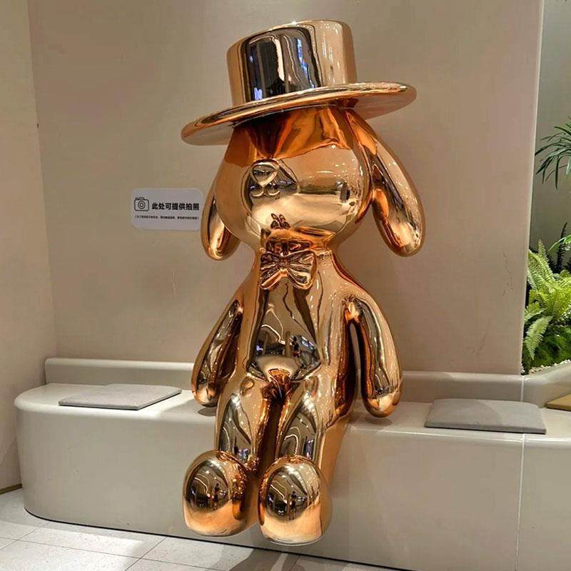 玻璃钢雕塑公仔定制3D打印模型IP卡通形象树脂工厂订做大型摆件