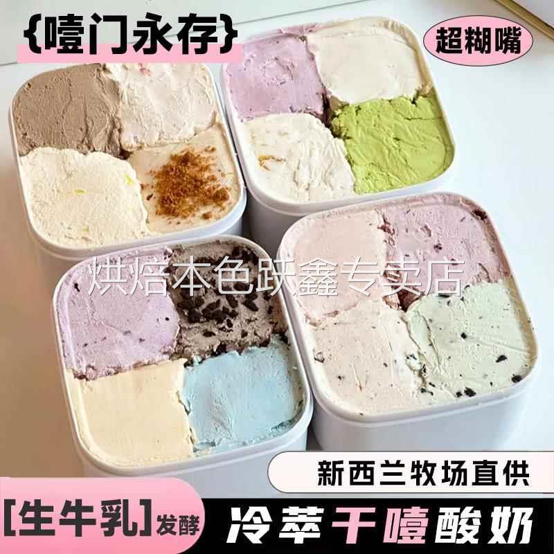 干噎酸奶干巴干嚼石膏希腊冷萃酸奶盒子固体奶酪罐子厚酸奶发酵菌