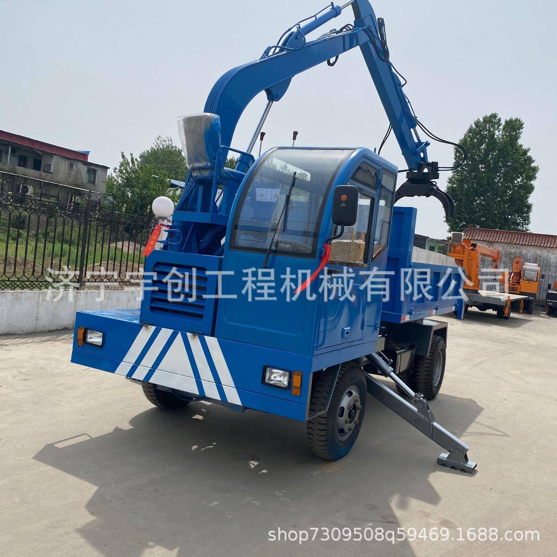 出口随车挖掘机自装自卸多功能四不像运输车厂家直销