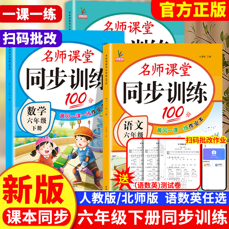 小学六年级下册同步训练全套