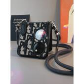 适用华为p50pocket手机壳斜挎pock S全包折叠屏保护壳编织挂绳pocket2个性 潮牌防摔